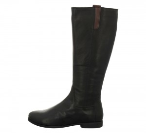 Think AGRAT Kniehohe Stiefel Damen Schwarz | LHM810465