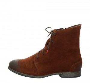 Think AGRAT Stiefeletten Damen Schokolade | LJX796210
