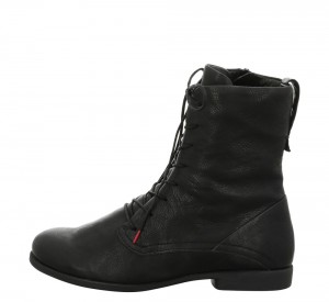 Think AGRAT Stiefeletten Damen Schwarz | CJT982710