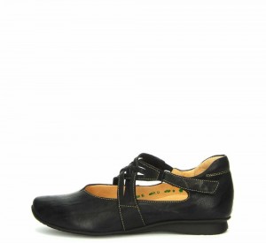 Think CHILLI Ballerinas Damen Schwarz | SQY689034