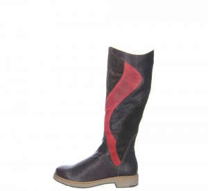 Think COGITA Kniehohe Stiefel Damen Schwarz | YGE741835