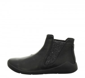 Think DUENE Chelsea Stiefel Damen Schwarz | BFV463257