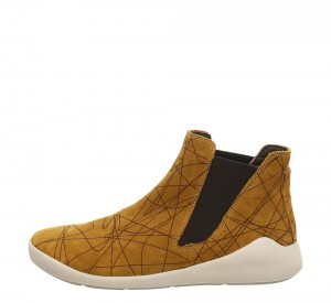 Think DUENE Chelsea Stiefel Damen Weiß | SPM630914