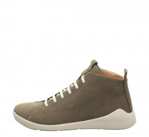 Think DUENE Hohe Sneaker Damen Grau Braun | BNA369842