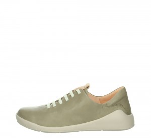 Think DUENE Niedrige Sneaker Damen Olivgrün | CPM294765