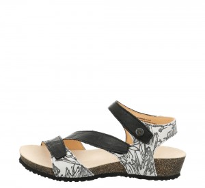 Think DUMIA Strap Sandalen Damen Schwarz | UGT429730