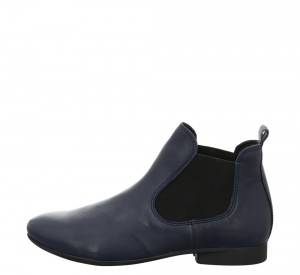Think GUAD2 Chelsea Stiefel Damen Navy | DNH458792