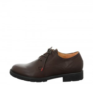 Think HAWARA Schnürschuhe Herren Schwarz | LJN948367