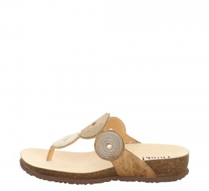 Think JULIA Mules Damen Beige | YFL390862