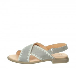 Think KAMAA Strap Sandalen Damen Grau | YHW796083