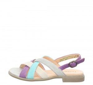 Think KAMAA Strap Sandalen Damen Lila | IGN798412