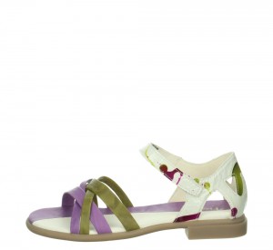 Think KAMAA Strap Sandalen Damen Schwarz | HYB469385