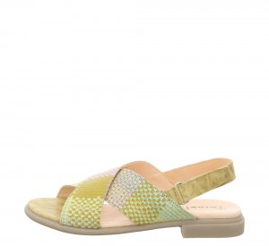 Think KAMAA Strap Sandalen Damen Schwarz | UJL478652