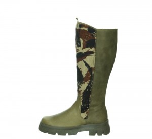 Think KANGAE Kniehohe Stiefel Damen Schwarz | XAG167453