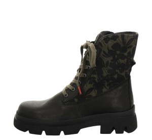 Think KANGAE Schnürstiefel Damen Schwarz | OWI190835