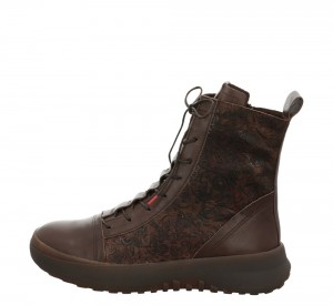 Think KUSABI Schnürstiefel Damen Schwarz | BMR102538