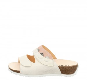 Think MIZZI Mules Damen Weiß | IVT732089