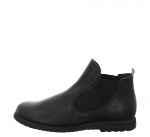 Think RENTO Chelsea Stiefel Damen Schwarz | GRO871059