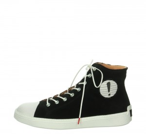 Think TURNA Hohe Sneaker Damen Schwarz | FJZ817049