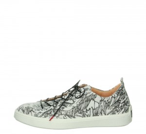 Think TURNA Niedrige Sneaker Damen Weiß | NGA736410