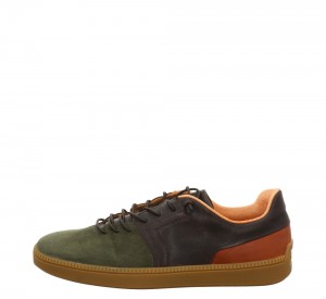 Think TURNA Niedrige Sneaker Herren Olivgrün | FGR213856