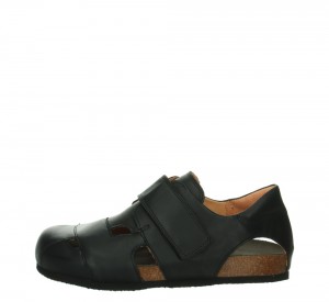Think WOLFI Sandalen Herren Schwarz | KXC817930