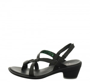 Think ZAZA Sandalen Damen Schwarz | DUS752086